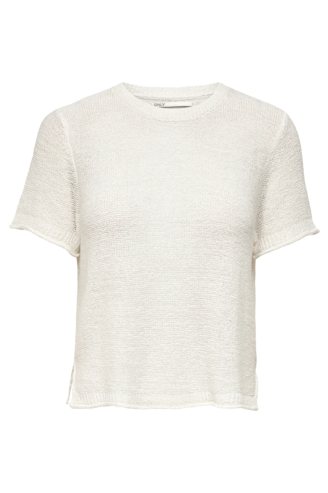 ONLSUNNY S/S PULLOVER KNT 15254282 CLOUD DANCER